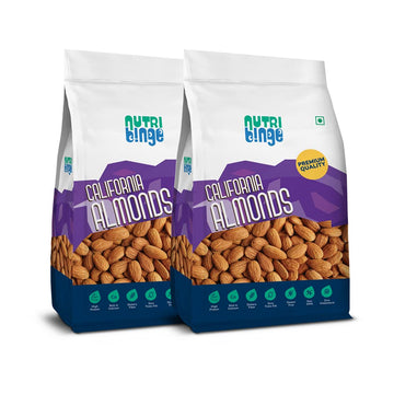 Premium California Almonds 500g (Pack of 2)